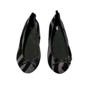 Gap Zebra Stripe Ballet Flats Size 1